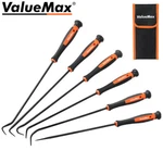 Valuemax 6PCS Pick And Hook Set Auto Puller&remover O-ring Oil Seal Gasket W/bag. Fixed Price $27.99.