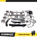 Fit 12-17 Jeep Wrangler 3.6L Timing Chain Kit Vvt Sprocket Water Pump New. Fixed Price $305.50.