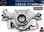 Nissan Genuine 1501071V00 Oil Pump Assembly Infiniti J30 300ZX 15010-71V00 #N387. Fixed Price $376.88.