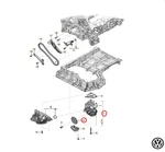 Genuine Volkswagen/audi 0P2115103A Oil Pump A6 A8 Q7 Q8 RS6 RS7 Bentley Porsche. Fixed Price $495.92.
