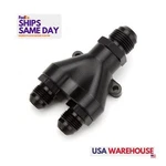 Peterson Fluid 10-1033, One Black Aluminum Billet Y-manifold 10X8X8 Performance. Fixed Price $205.99.
