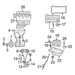 For Chrysler Sebring 2007-2008 68127985AA Engine Oil Pump Bolt. Fixed Price $11.87.