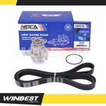 Engine Water Pump W/ Serpentine Belt 01-10 Ford Ranger Mazda B2300 2.3L. Fixed Price $31.99.