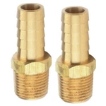 Empi 9212 Straight Brass Fittings, Male 3/8" Npt X 1/2" Barbed, Pair. Fixed Price $15.34.