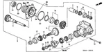 Genuine Honda Gear Set Transfer Hypoid 29210-PRV-000. Fixed Price $90.66.