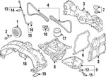 Genuine Subaru Timing Cover 13108AA181. Fixed Price $470.78.