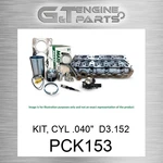 PCK153 Kit, Cyl .040" D3.152 Maxiforce (new Aftermarket). Fixed Price $93.84.