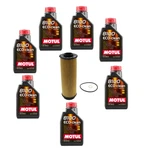 Oil Filter Kit + 7L Engine For Bmw 440I 540I 740I 840I M240I M340I X5. Fixed Price $139.24.