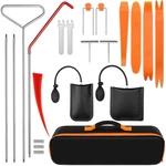 25PC Car Kit - Stainless Steel Tools With 68" Hook & Air Pump, Portable.... Fixed Price $44.19.