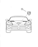 Genuine Mopar Viper Head Medallion 0UW3706SAA. Fixed Price $134.47.
