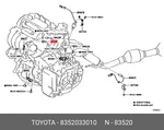 Genuine Oe Oil Pressure Sensor, 8352033010 For Toyota 83520-33010. Fixed Price $67.77.