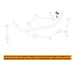 Chrysler Oem 97-10 Caravan Bar Components-stabilizer Bolt 6502954. Fixed Price $20.99.