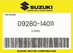 Suzuki Genuine O Ring 09280-14011. Fixed Price $5.87.