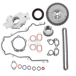 Oil Pump Timing Chain Set Gasket Kit For Chevrolet Gm LS1 4.8 5.3 5.7 6.0L. Fixed Price $88.52.