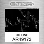 AR49173 Oil Line Fits John Deere (surplus Open Box). Fixed Price $126.59.