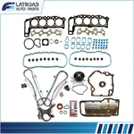Oil Pan Gasket Timing Cover Water Pump For 02 Dodge Ram 1500 4.7L V8. Fixed Price $161.59.