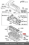 Genuine Oe Seal Ring, 9672124015 For Toyota 96721-24015. Fixed Price $6.67.