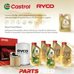 Ryco Oil Filter Castrol Eng Kit For Toyota Prius NHP10 2011-2023 1.5L. Fixed Price $91.21.