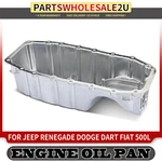 New Engine Oil Pan For Dodge Dart 2013-2016 Fiat 500L 2014-2020 Jeep Renegade. Fixed Price $68.08.