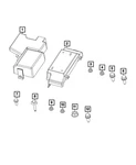 Genuine Mopar Battery Cover 68497402AA. Fixed Price $11.48.