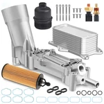 Aluminum Engine Oil Filter Housing Fit For 2017-2018 Dodge Jeep Chrysler RAM3.6L. Fixed Price $59.21.