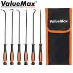 Valuemax 6PCS Pick And Hook Set O-ring Oil Seal Gasket Auto Puller&remover W/bag. Fixed Price $27.99.