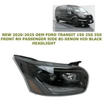 New 2020-2025 Ford Transit 150 250 350 Right Side Bi-xenon Hid (black) Headlight. Fixed Price $500.00.