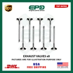 8 Pcs Exhaust Valves For Land Rover Jaguar 204DTD 204DTA 2.0L Diesel Engine -new. Fixed Price $97.49.