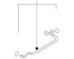 Genuine Audi Oil Tube 420-115-687-P. Fixed Price $411.14.