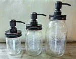Ball Mason Jar Soap Pump Dispenser High Quality Stainless Oil Rubbed Bronze. Fixed Price $7.79.