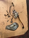 73-76 Suzuki TS-185 Oil Pump And Parts, 16100-29210. Fixed Price $49.00.