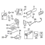 Ford Excursion 2003-2005 3C3Z6626AA Engine Oil Pump Pickup Tube Gasket. Fixed Price $13.15.
