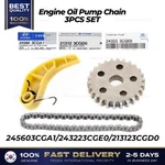 Genuine Engine Oil Pump Chain 3PCS Set For Hyundai Azera Kia Cadenza. Fixed Price $119.00.
