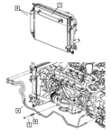 Genuine Mopar Oil Cooler Tube And Hose 4598005AF. Fixed Price $388.44.