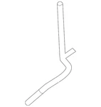 Genuine Ford Tube Assembly 9L3Z6754B. Fixed Price $51.30.