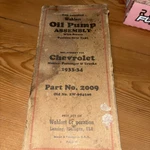 New Nos Wohlert Oil Pump W/ Screen 2009 Gm 604508 1933 1934 Chevrolet Chevy. Fixed Price $54.00.