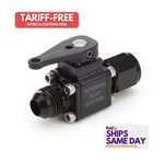 Peterson Fluid 09-0923, One Black Aluminum Inline Ball Valve 8AN Male To Fem. Fixed Price $238.96.