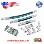 94-97 Obs Ford 7.3L Powerstroke Replacemen Hpop Oil Hoses Set With Crossover. Fixed Price $44.85.