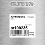 AR100235 Line Fits John Deere (surplus Open Box). Fixed Price $158.52.