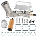 Upgrade Full Aluminum Oil Filter Housing For 11-16 Jeep Dodge Chrysler Ram 3.6L. Fixed Price $63.99.