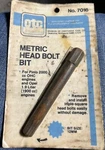 Metric Head Bolt Bit For Pinto 2000 Cc Ohc Engines & Opel 1.9 Liter Nos. Fixed Price $39.00.