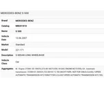 Mercedes-benz 2007 S500 Oil Pump A2731800501. Fixed Price $95.00.