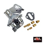 Fits Big Block Mopar Chrome Fuel Pump 80 Gph 8PSI Dodge 383 440 Fittings. Fixed Price $54.95.