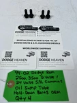 Oem 1994-2002 Dodge Ram 12V 24V 5.9L Cummins Oil Sump Tube Hold Down Bolts Qty. Fixed Price $38.78.