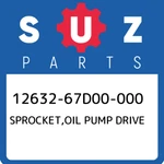 12632-67D00-000 Suzuki Sprocket,oil Pump Drive 1263267D00000, New Genuine Oem Pa. Fixed Price $98.72.