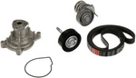 Gates KP76PK1735 Water Pump + V-ribbed Belt Set For Audi,seat,skoda,vw. Fixed Price $145.64.