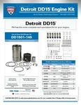 Out Of Frame Engine Overhaul Rebuild Kit For Detroit DD15. Pai # DD1501-145. Fixed Price $5145.00.