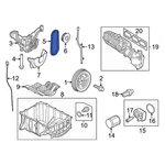 Ford Focus 2016-2018 F1FZ6B651A Engine Timing Belt. Fixed Price $65.46.