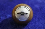 Wooden Chevy Bowtie Gear Shift Knob Handle Accessory Vette Malibu. Fixed Price $55.00.