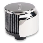 Moroso Crankcase Breather Element 68813; Push-in Round Chrome, Shielded. Fixed Price $34.99.